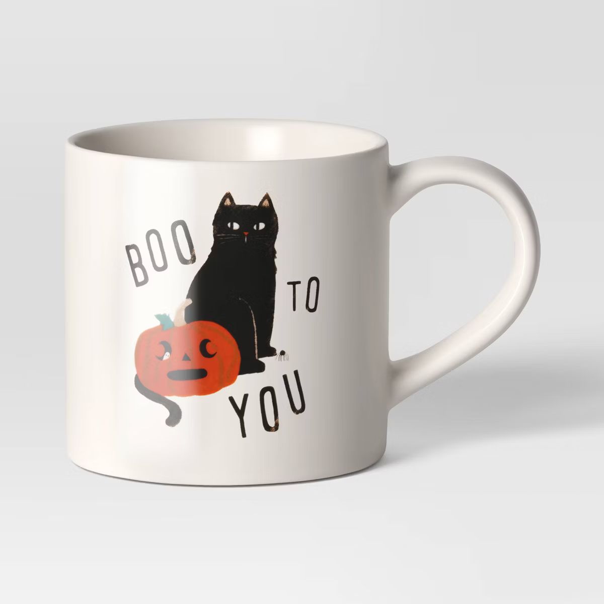 16oz Halloween Stoneware Boo To You Mug Whie - Hyde & EEK! Boutique™ | Target