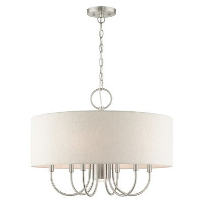Livex Lighting Blossom 7 - Light Pendant in  Brushed Nickel | Target