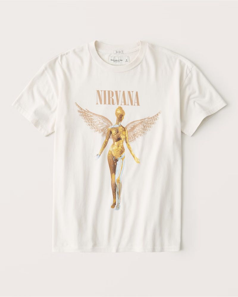 Nirvana Relaxed Band Tee | Abercrombie & Fitch (US)