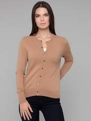 Crew Neck Button Cashmere Cardigan | State Cashmere