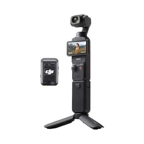 DJI Osmo Pocket 3 Creator Combo, Vlogging Cameras with 1'' CMOS, 4K/120fps Vlog Camera, 3-Axis Stabilization, Face/Object Tracking, Mic Included for Clear Sound, Digital Vlogging Camera for YouTube | Amazon (US)