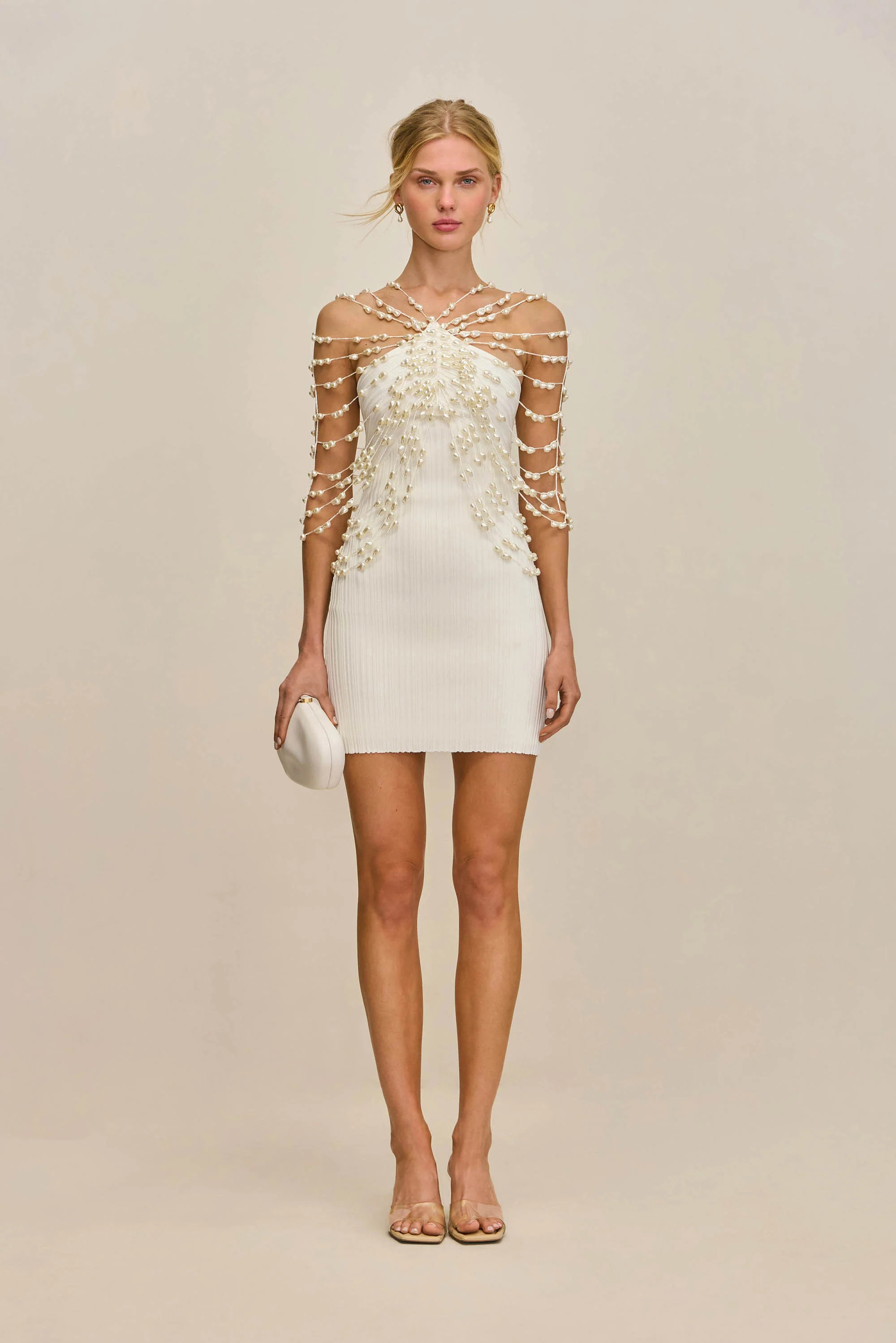 OLIVIANA KNIT DRESS - OFF WHITE | Cult Gaia - US