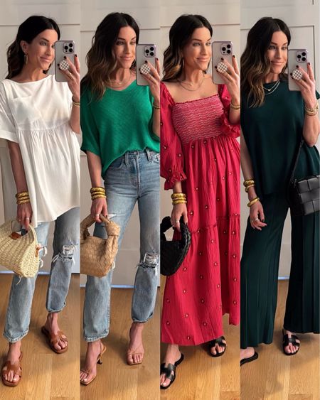 Amazon outfits I’m loving! Size small in all tops and the dress and the set!

#LTKSeasonal #LTKstyletip #LTKfindsunder50