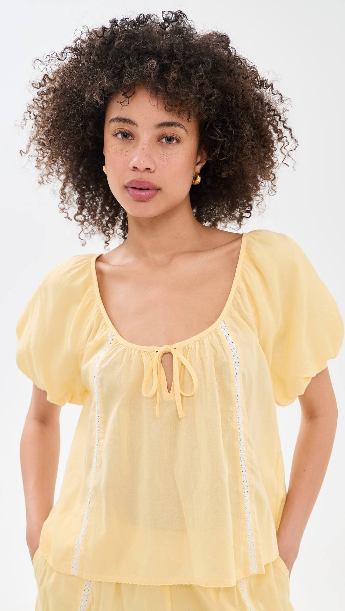 Damson Madder Maura Lace Trim Top | Shopbop | Shopbop