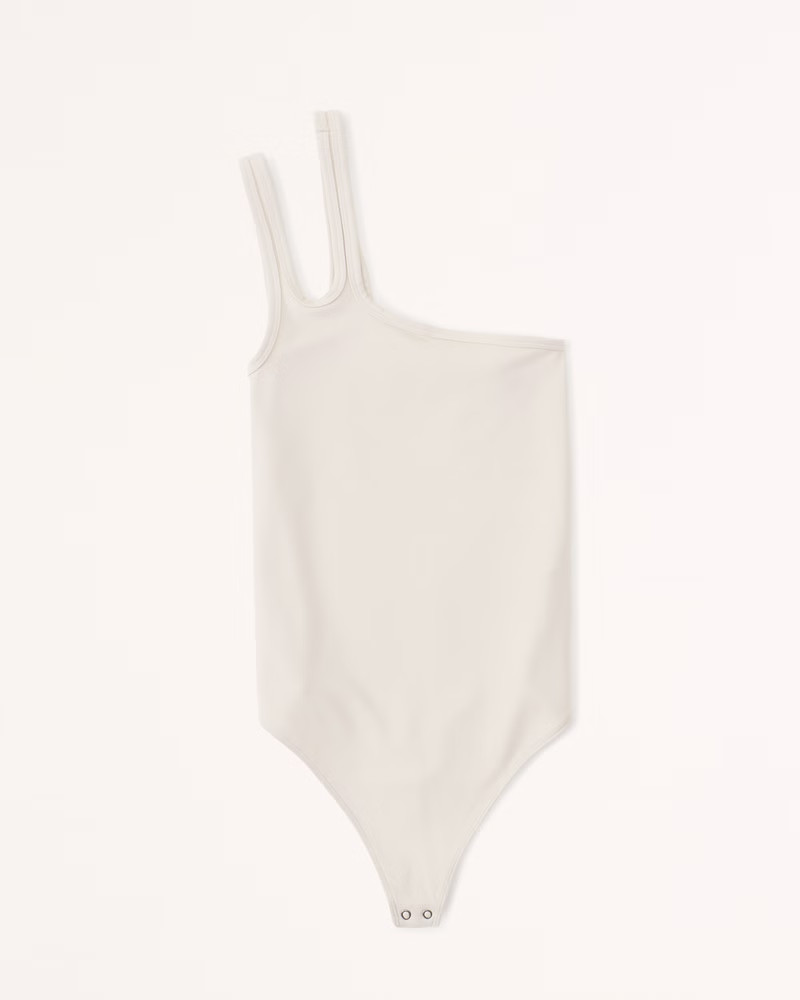 Seamless Fabric Asymmetrical Bodysuit | Abercrombie & Fitch (US)