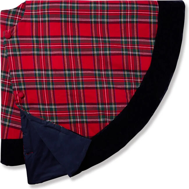 Petite Plume | Tree Skirt, Imperial Tartan (Red) | Maisonette | Maisonette