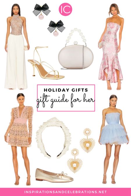 From gorgeous holiday outfits and chic dresses to feminine jewelry, beautiful handbags, and stylish accessories, these holiday gifts would make any woman feel like a modern-day princess. #Christmas #giftguide #holidaygifts #gifts 

#LTKHoliday #LTKfindsunder100 #LTKGiftGuide