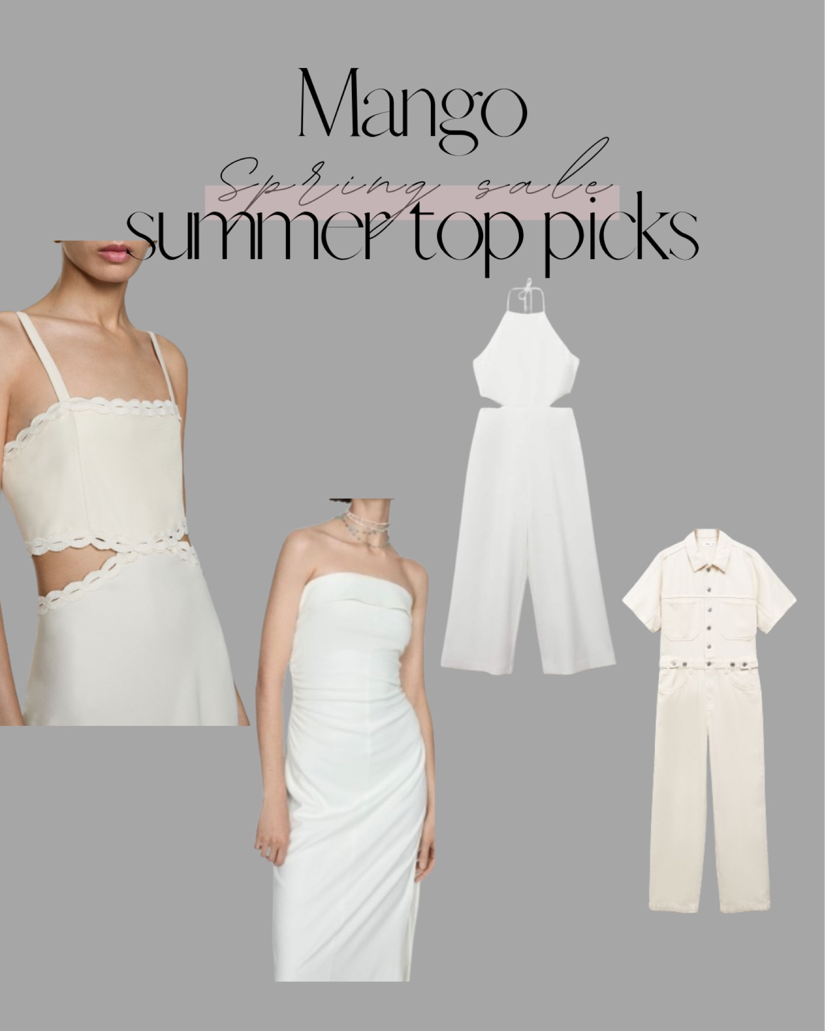 Mango spring sale! Summer top pics in white!

#LTKBeauty #LTKStyleTip