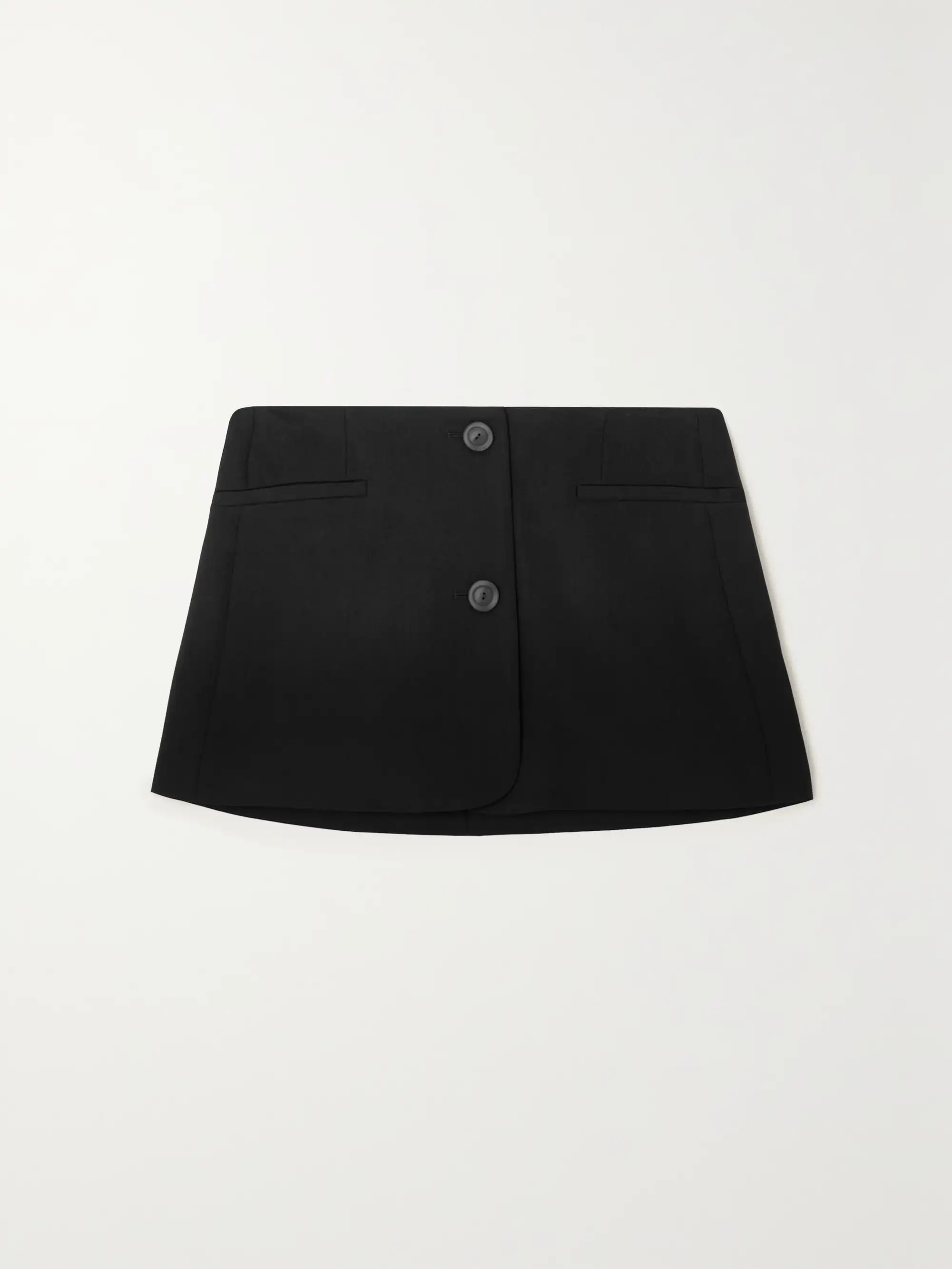 Wool-blend crepe mini skirt | NET-A-PORTER (UK & EU)