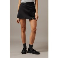 Womens Heavy Satin Micro Mini Skirt - Black - 10 | NastyGal UK