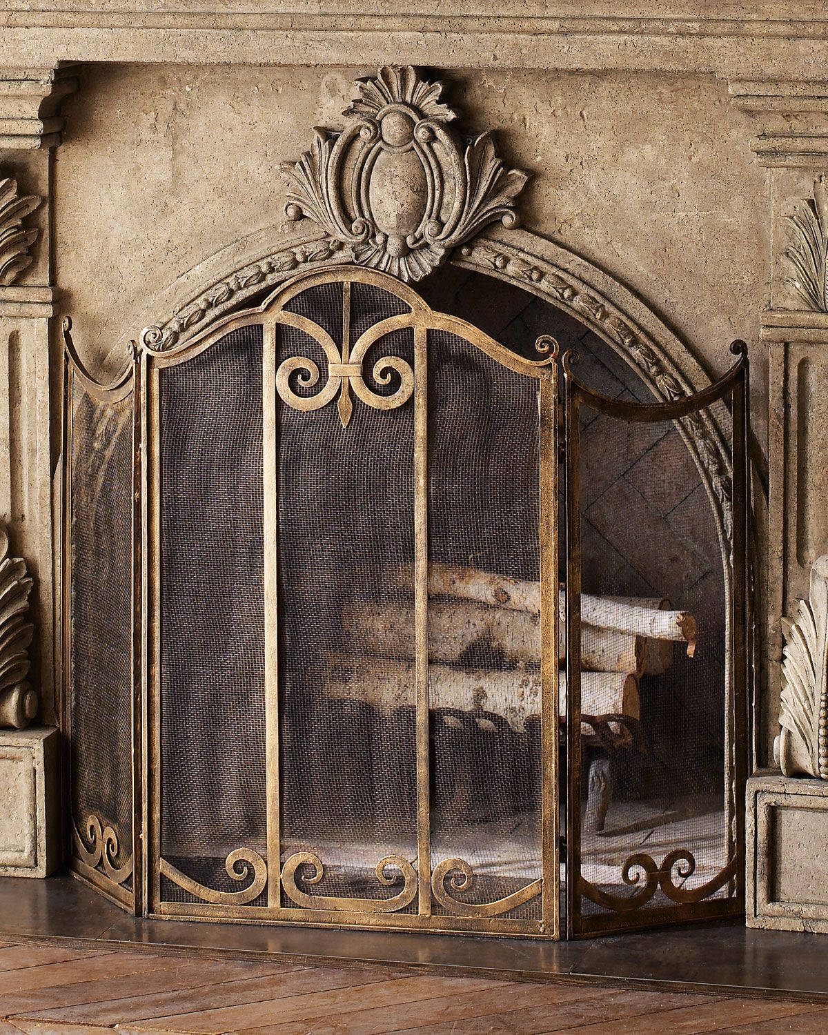 Classic Fireplace Screen | Horchow