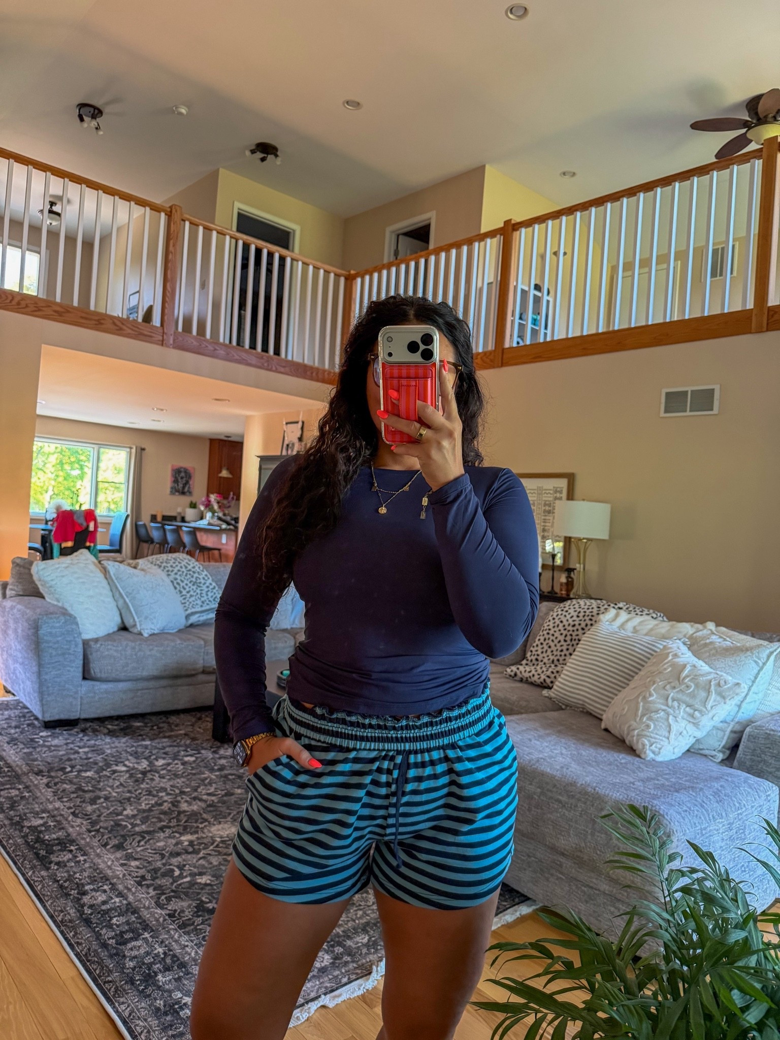 Wearing a large in the top & the shorts! 

#amazon

#LTKootd #LTKSeasonal #LTKMidsize