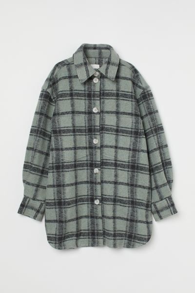 Felted Shirt Jacket | H&M (US + CA)