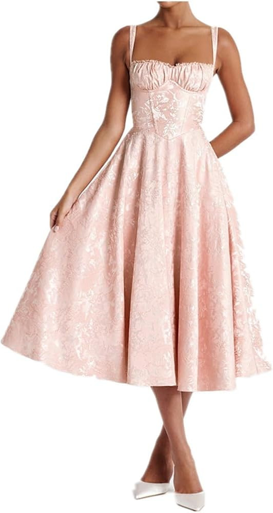 YGJKLIS Women's Wrap Sleeveless Backless Strapless Dress Summer Solid Rear Zipper Ruched Cocktail... | Amazon (US)