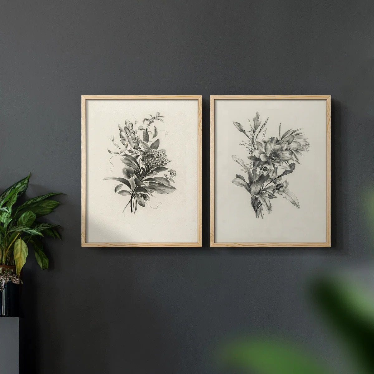 Winston Porter " Vintage Floral LXIX " 2 - Pieces on | Wayfair | Wayfair North America