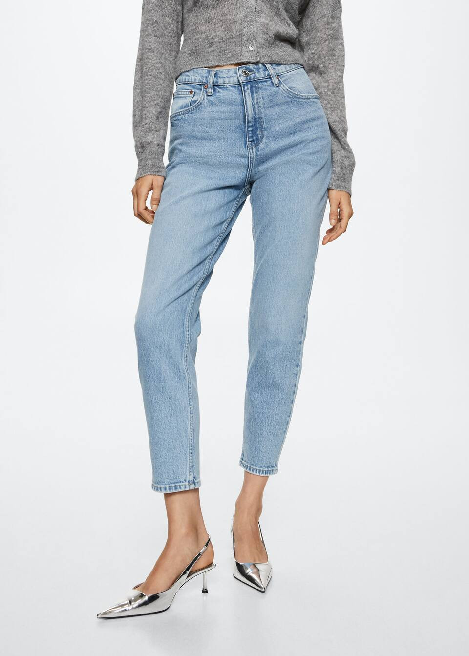 Mom high-waist jeans | MANGO (US)