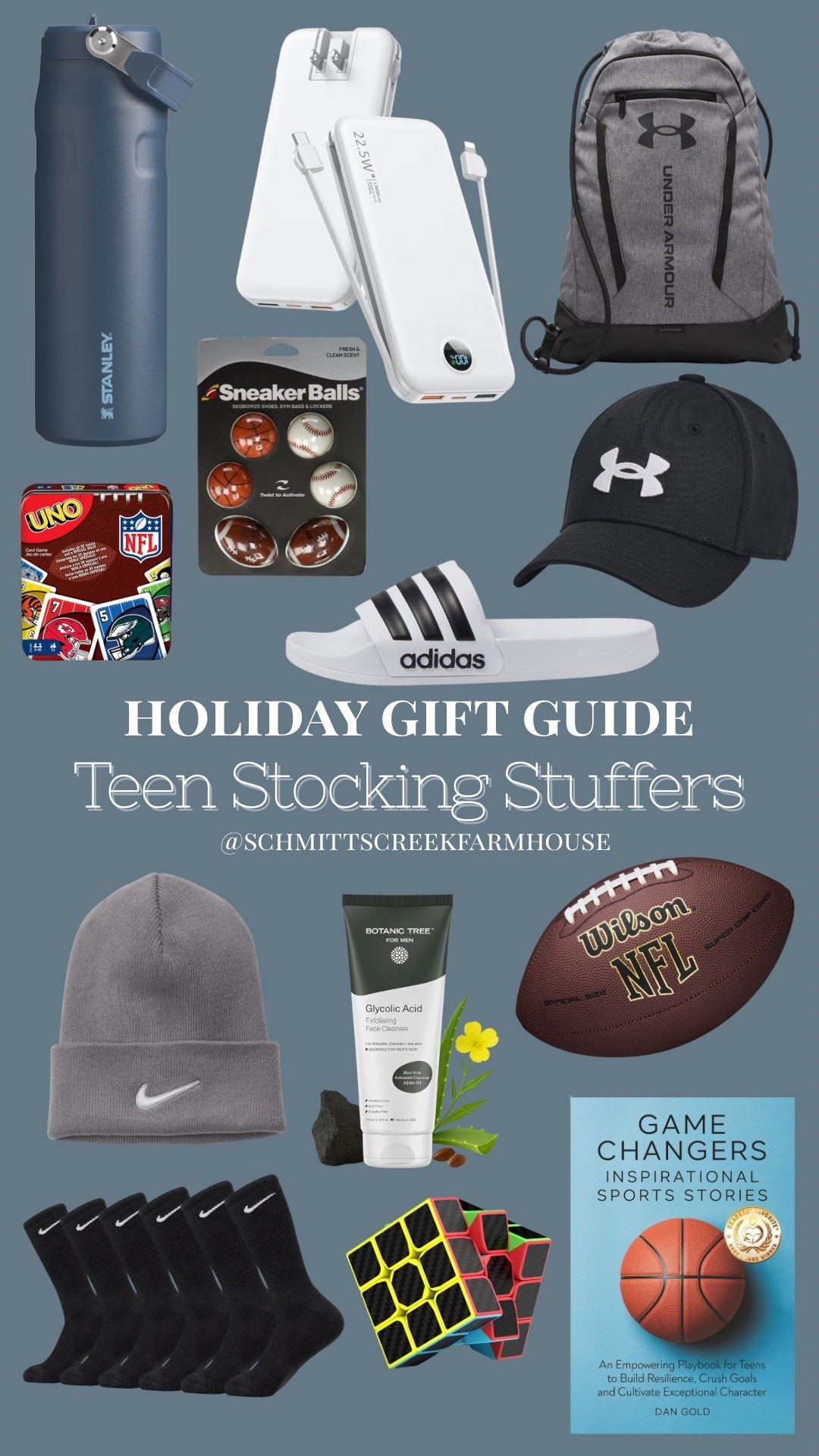 Holiday Gift Guide - Teen Boy Stocking Stuffers 🎄

Under $20 gift ideas | Tween Boy | Young Teen Books | Sports Gear | Adidas Slides 

#LTKKids #LTKHoliday #LTKGiftGuide