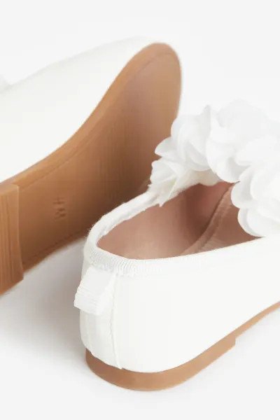 Appliquéd Ballet Flats | H&M (US + CA)