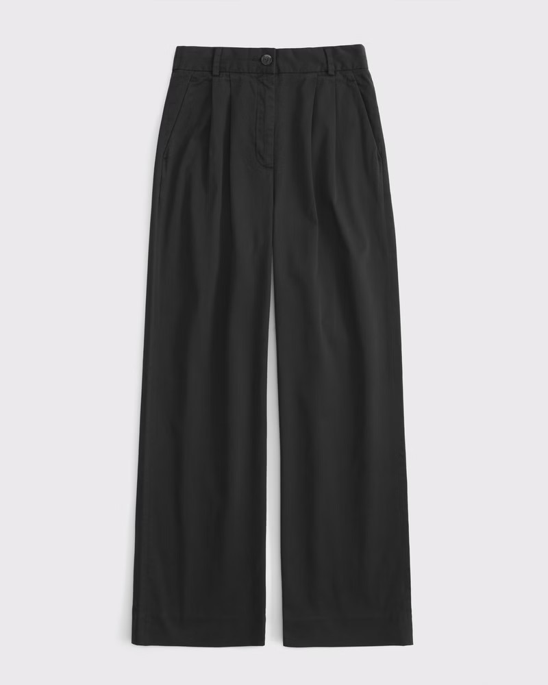 A&F Sloane Tailored Wide Leg Pant | Abercrombie & Fitch (US)