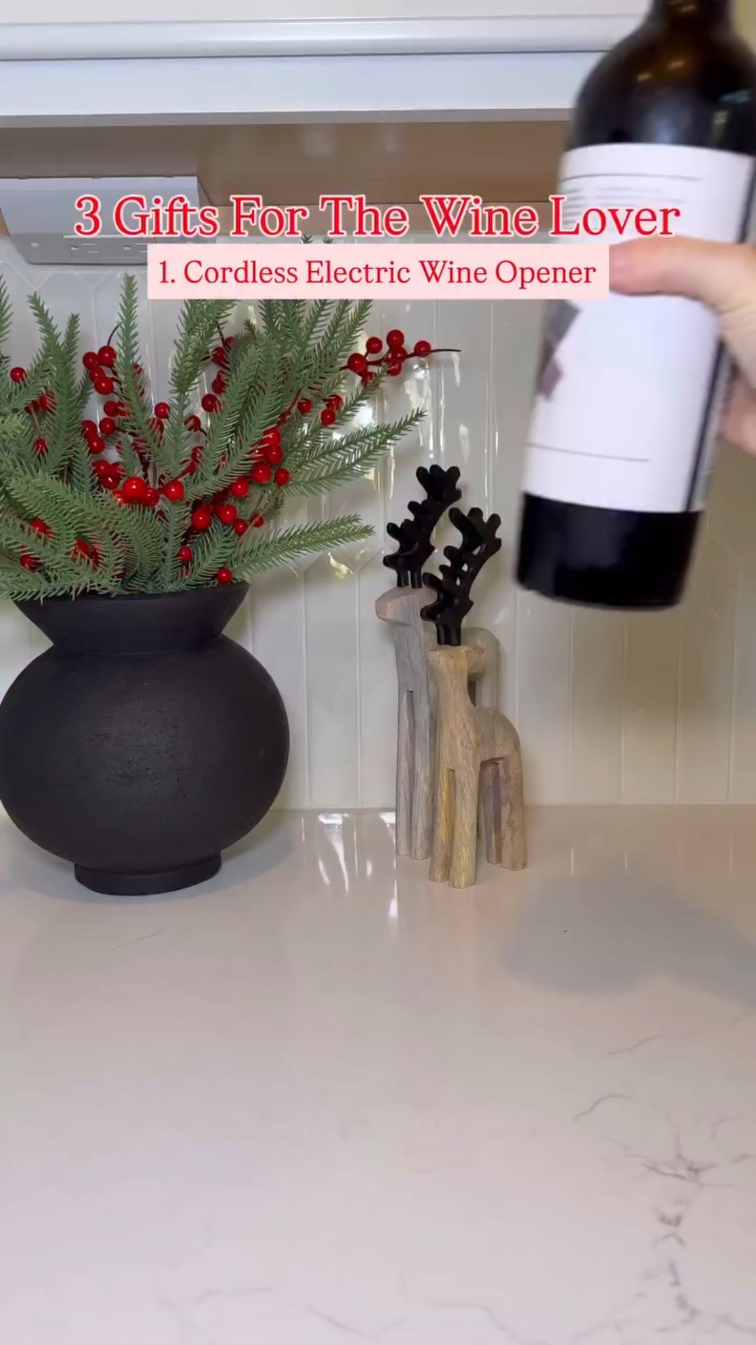 Anyone else love a good wine gift!?🍷 Type WINE & I’ll send you the details to these fun and affordable Amazon finds. They’re all under $50 and make for great (practical!!) holiday gifts.