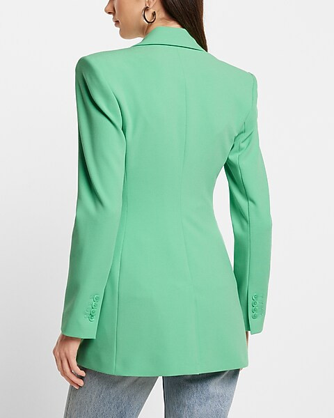Double Breasted Hourglass Blazer | Express