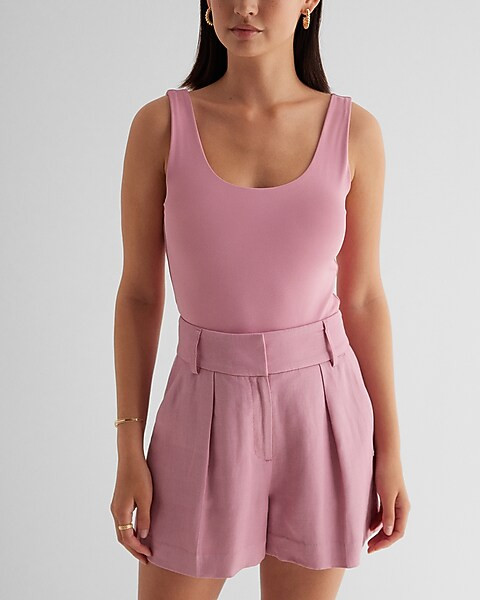 Body Contour High Compression Scoop Neck Bodysuit | Express