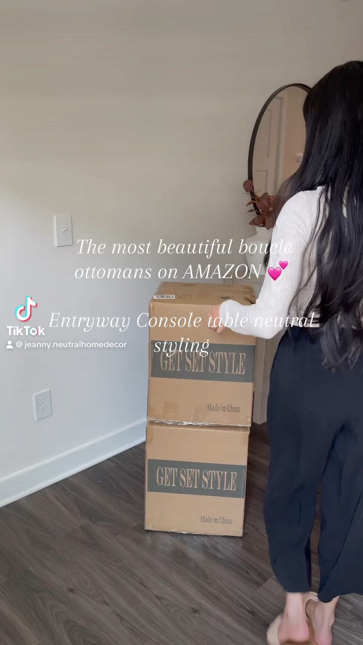 The most beautiful boucle white ottomans from Amazon

#LTKhome #LTKunder100