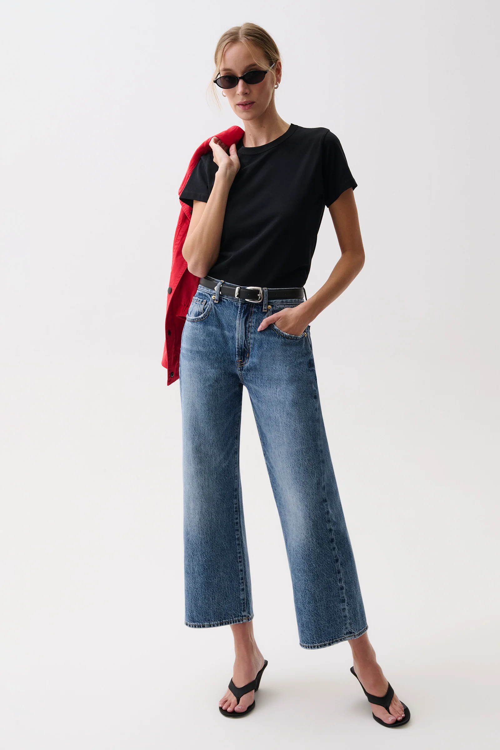 Larsen Ankle Relaxed Flare - Stardew | Pistola Denim