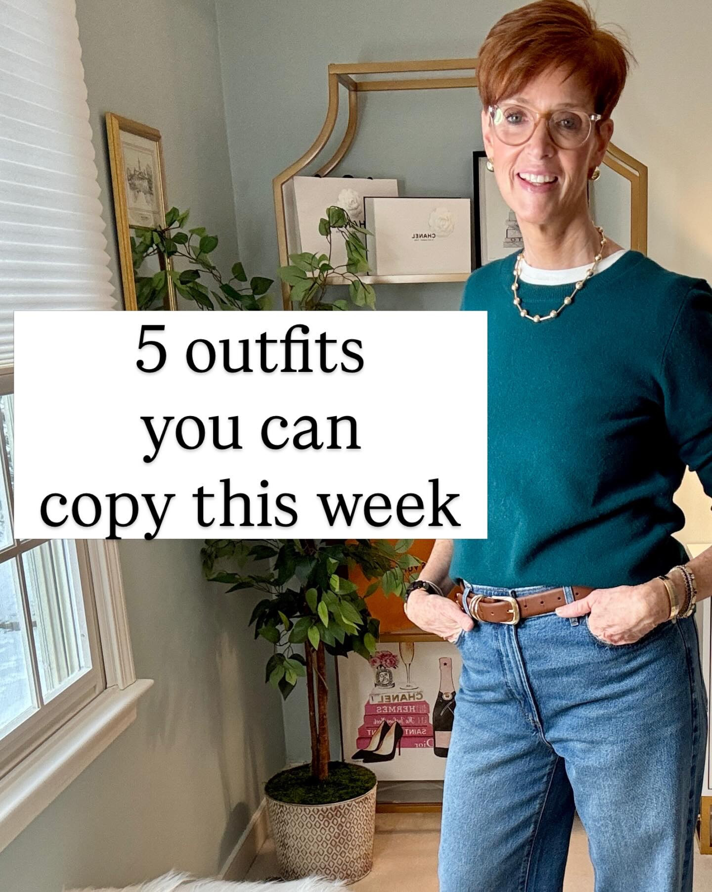 If getting dressed has felt harder lately, start here. 

Want the links? Like, Follow & Comment SHOP and I’ll send links right to your DM.

These are 5 easy outfits built from repeat pieces that work for real life—comfortable, classic, and simple to recreate (especially for women over 40 who want polished outfits without the fuss).

Save this for busy mornings and send it to a friend who always says “I have nothing to wear.” 
All outfit links are in ShopMy. And this post is a quick recap from my Spring Reset newsletter—the full 12-piece shopping list is linked in my bio if you want the complete edit.
 #classicstyle #everydayoutfits #womenover40style #outfitideas #tallwomenstyle

#LTKOver40 #LTKootd #LTKTall