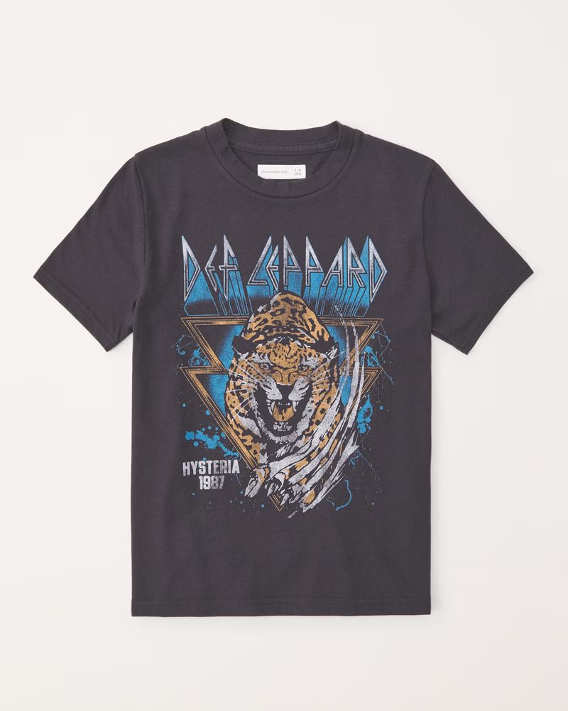 boys def leppard graphic tee | boys tops | Abercrombie.com | Abercrombie & Fitch (US)