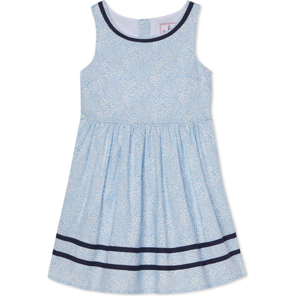 Charlotte Jacqueline's Blossom Liberty Poplin Dress, Blue | Maisonette