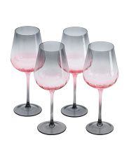 4pk Umbra Optic Wine Glasses | Marshalls