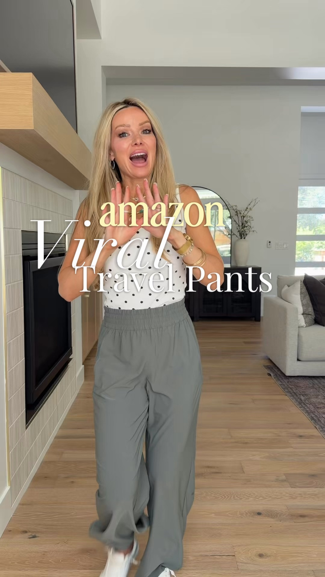 The Amazon pants I reach for when I want to be comfortable but still look put together. 🤍 comment AMAZON and I’ll send you the details 

These viral featherweight pants are every bit as good as everyone says. They’re lightweight, flowy, and so comfortable, plus they come in two length options, which is such a win! I paired them with a simple polka dot tank and a denim jacket for an easy outfit that works for errands, travel, casual Fridays, or everyday life.

This is one of those Amazon outfits you’ll find yourself reaching for again and again!

Would you wear these with sneakers or sandals? 👟🤍

#AmazonFashion #AmazonOutfits #FeatherweightPants #CasualStyle #AffordableFashion