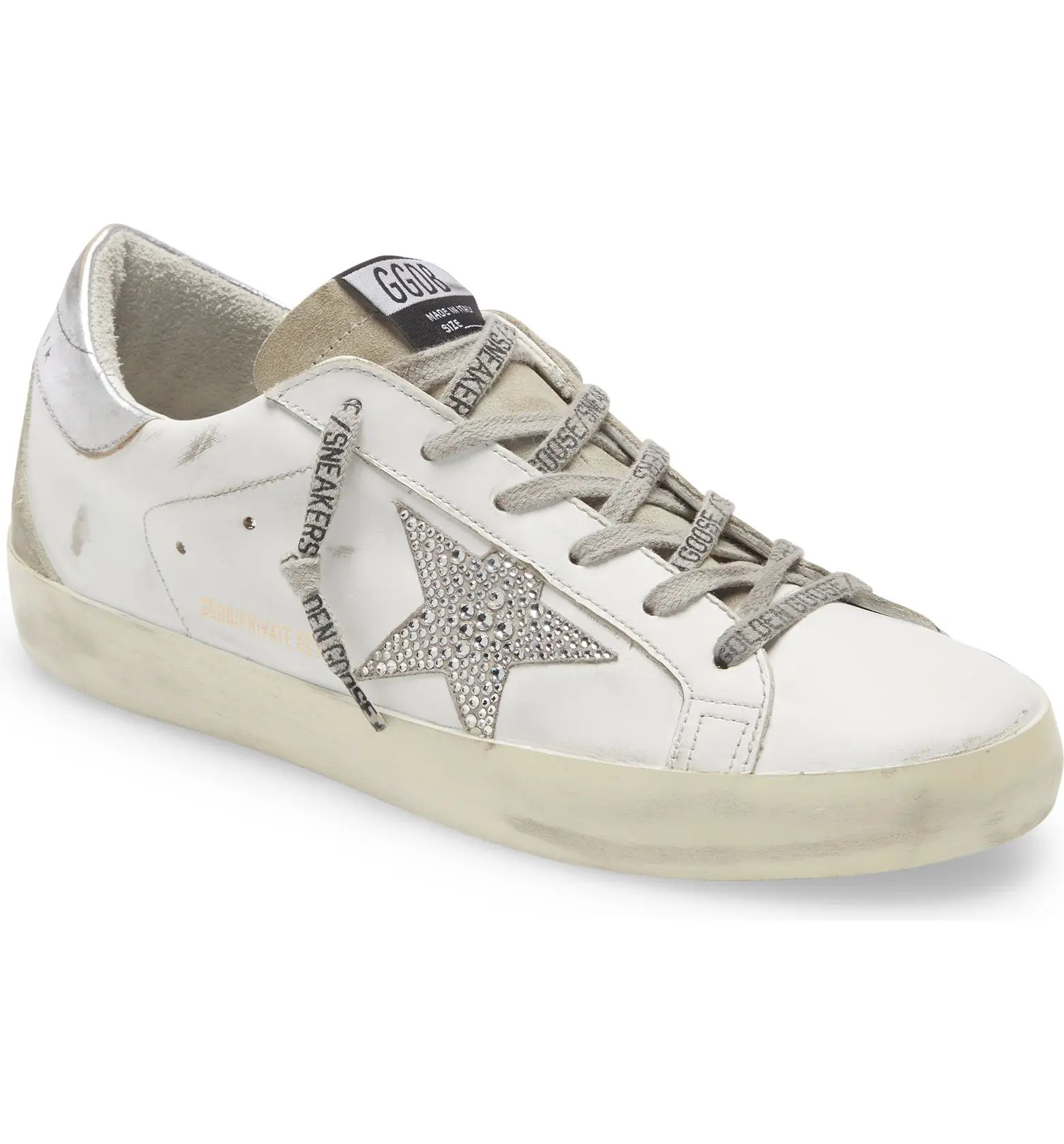 Golden Goose Super-Star Crystal Embellished Sneaker | Nordstrom | Nordstrom