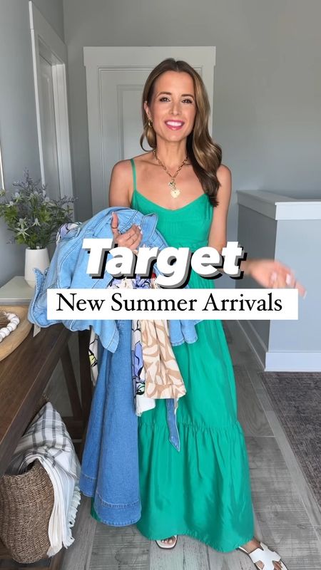 New summer arrivals at Target! Summer dresses. Matching sets. Country concert outfits. Maxi dress (I love it!!). Vacation outfits. Linen blend shorts. Spring dresses. Spring outfits. Denim romper (00).

*Wearing smallest size in each - I think the denim midi dress and linen-blend romper runs big. Romper would be better on a taller frame. 

#LTKfindsunder50 #LTKshoecrush #LTKtravel
