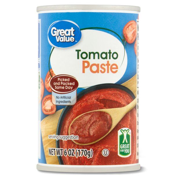 Great Value Tomato Paste, 6 oz - Walmart.com | Walmart (US)