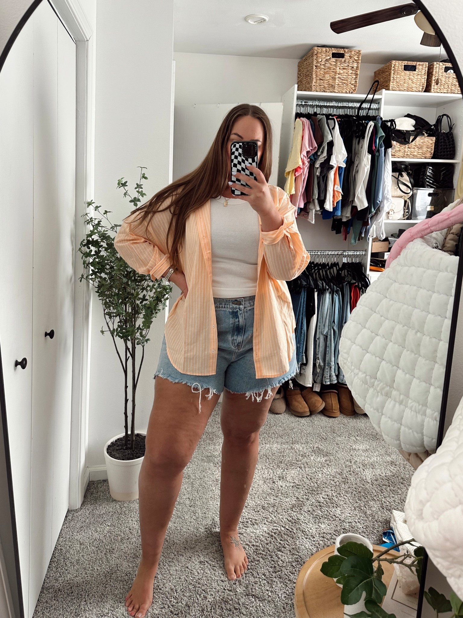 Vici striped button down - wearing xl! 


#LTKFindsUnder50 #LTKSpringSale