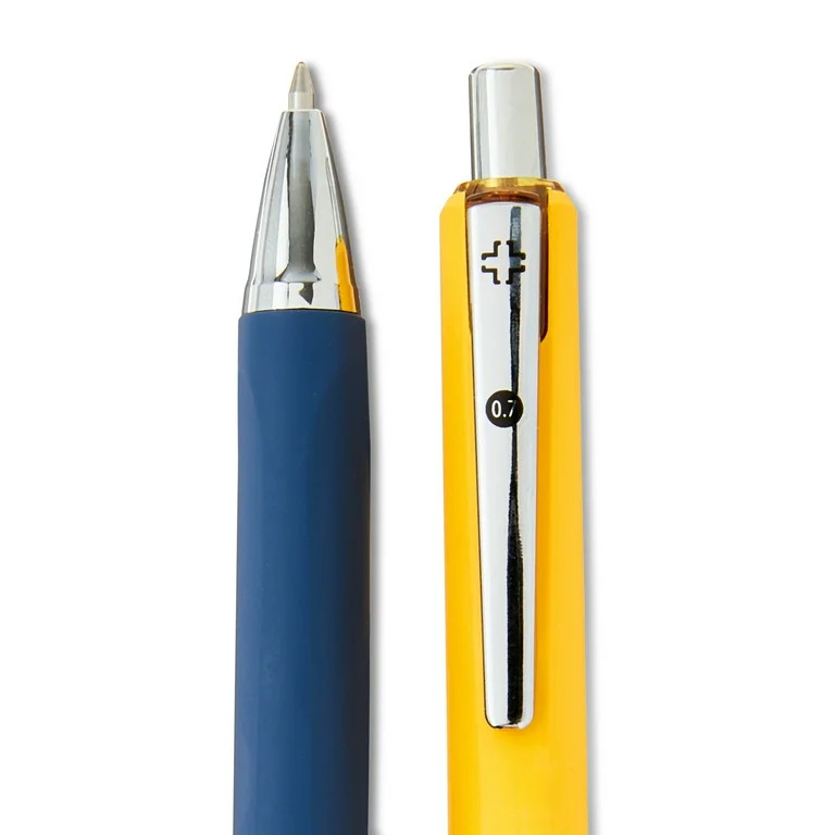 Pen+Gear Retractable Gel Pens, Black Ink, 5 Count | Walmart (US)