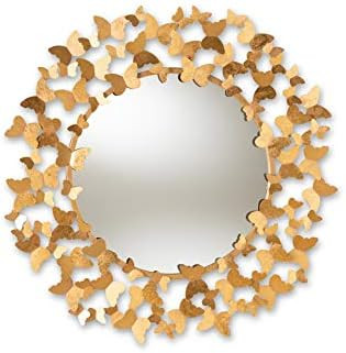 Baxton Studio Butterfly Mirror | Amazon (US)