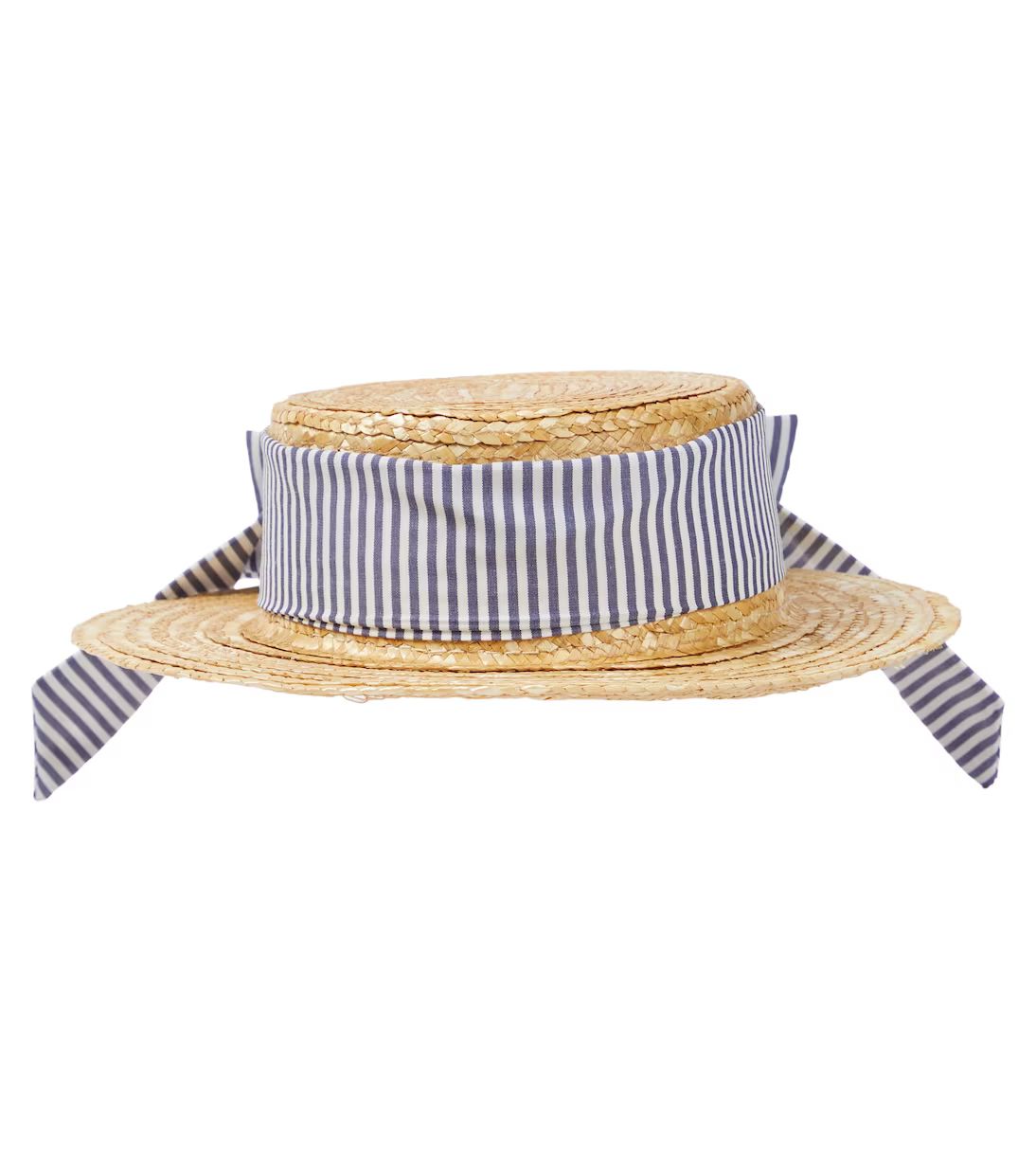Striped cotton-trimmed raffia sun hat | Mytheresa (US/CA)