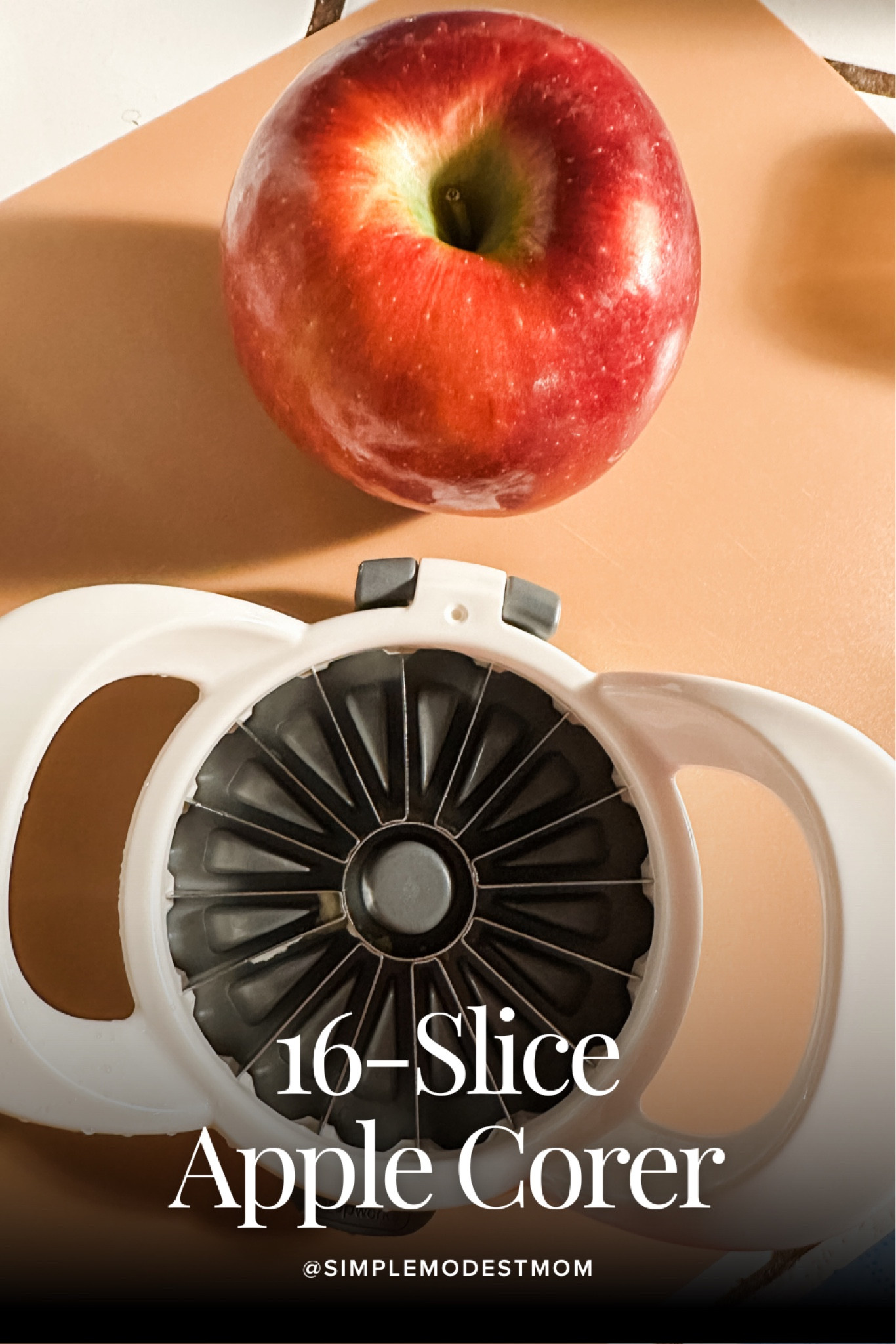 16-Slice Apple Corer

If I convince you one thing to get this month, let it be this! Especially if you have younger kids or prefer smaller slices for your apples. Major bonus is the little lid that helps to pop the apple slices and core back out of the slicer! It’s so satisfying!

#LTKFindsUnder50 #LTKHome #LTKKids