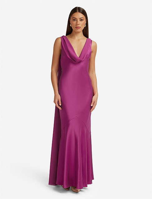 Runaway the Label Gabriella Cowl Maxi Dress | David Jones | David Jones (Australia & New Zealand)