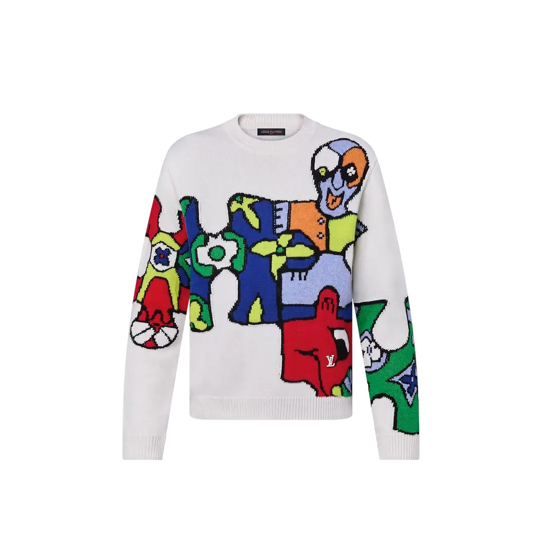 Louis Vuitton LV Puzzle Jacquard Crewneck | Grailed | Grailed
