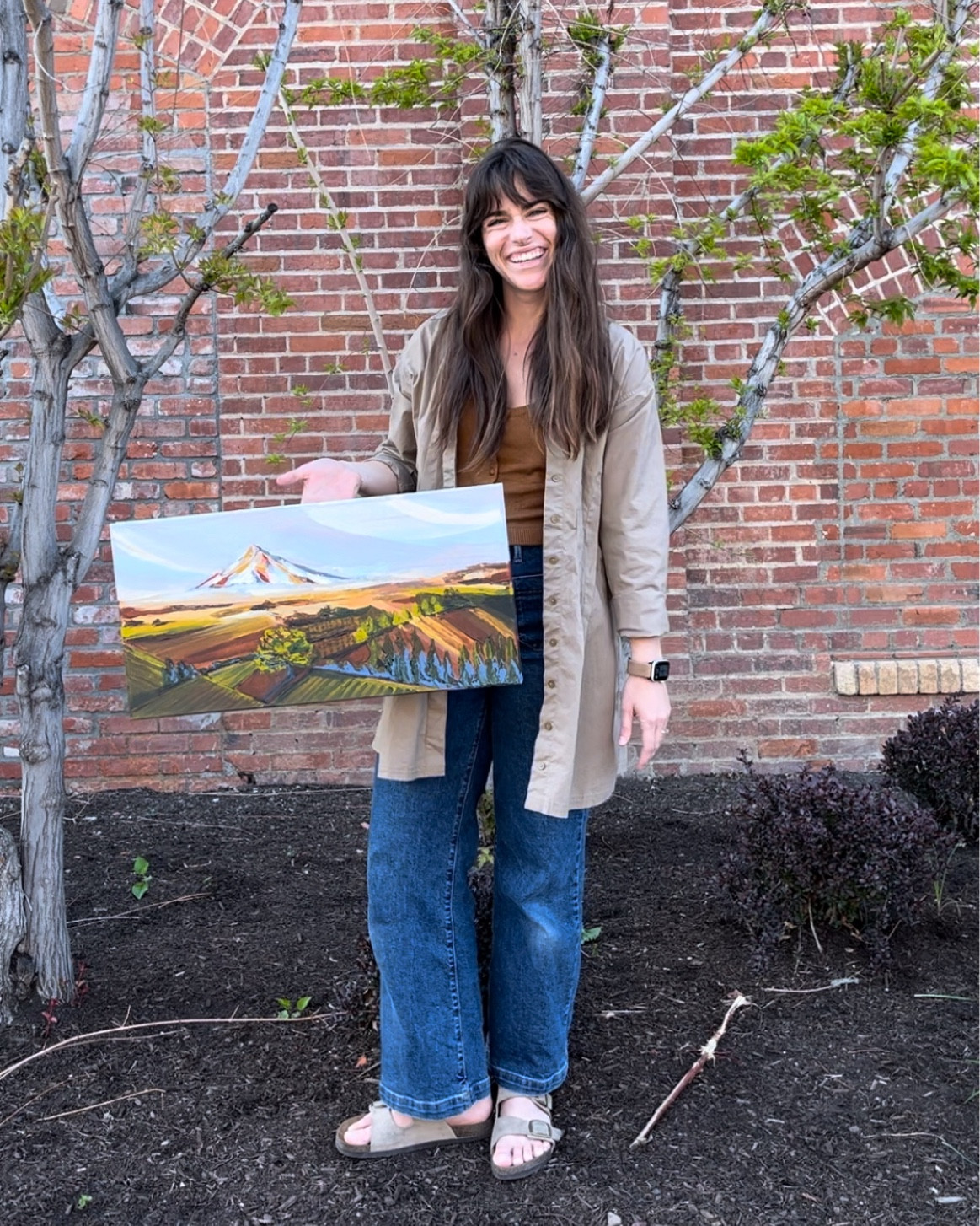 Twinning with my “Willamette Valley” painting 👯 

#LTKstyletip