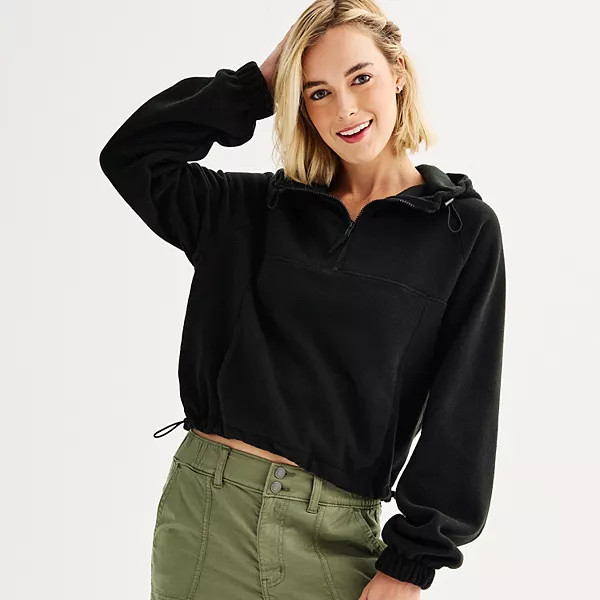 Juniors' SO® High Pile Full Zip Jacket | Kohl's