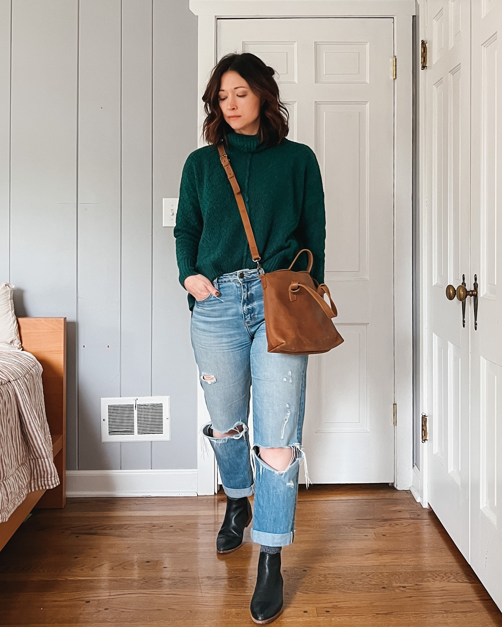 Fall capsule day 2. Classic look. High quality boots - mine are 4 years old and still look amazing  

#LTKSeasonal #LTKunder100