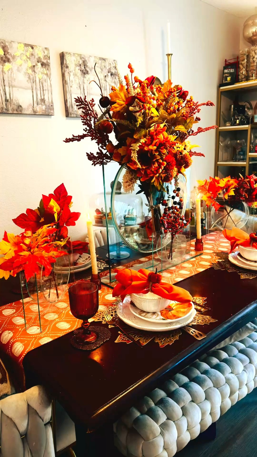 Fall tablescape | Hey Bourgeois 😍 My Ellipse vase is on sale.
 Get it now while you can. I linked it below.

#LTKSaleAlert #LTKHome #LTKSeasonal