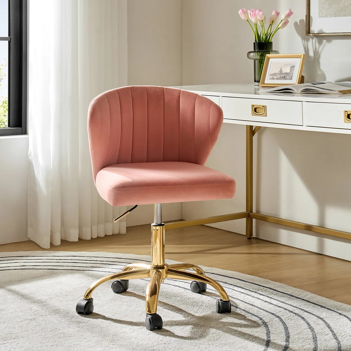 Adelynn Ergonomic Task Chair with Tufted Back | Wayfair North America