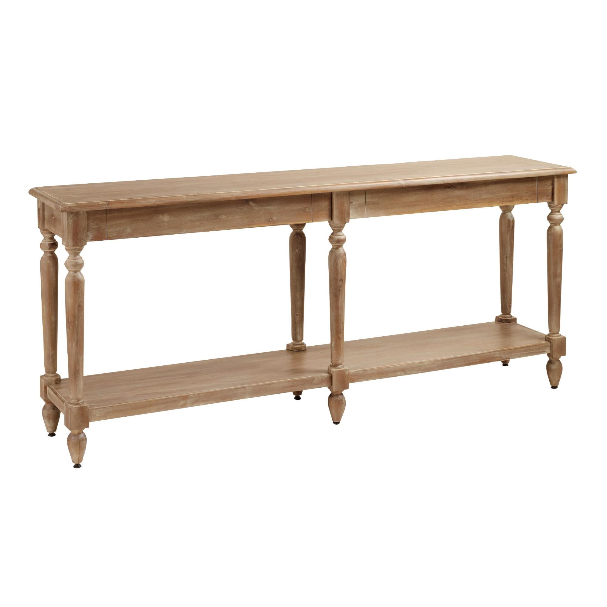 Weathered Natural Everett Foyer Table - Wood by World Market | World Market
