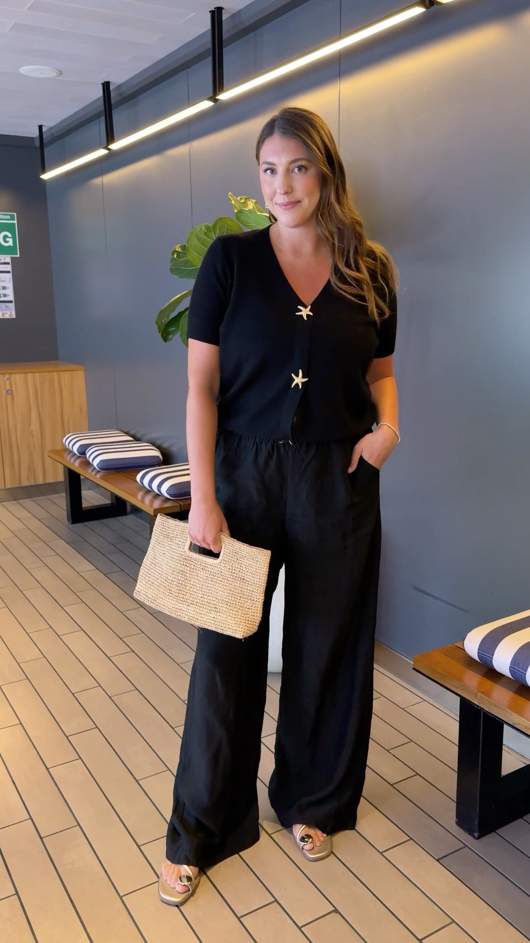 All black, cruise edition 🖤

black wide leg pants, chic black set, resort dinner outfit, vacation evening look, effortless summer style, neutral chic outfit, elevated basics outfit

#LTKTravel #LTKootd #LTKTall